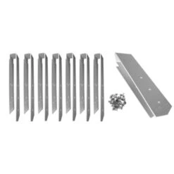 Kit De 8 Pièces Finition Margelles 135° Ubbink Alu Piscine Bois Octogonale -Piscines Ubbink Boutique platine linea droit set 8 finition margelles ubbink alluminium studio 10