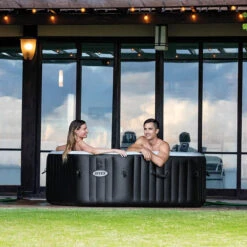 Spa Gonflable Intex PureSpa Carbone 4 Places -Piscines Ubbink Boutique spa gonflable intex purespa carbone 4 places 2